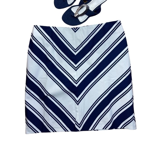 Talbots Classic Striped Skirt - Picture 1 of 5
